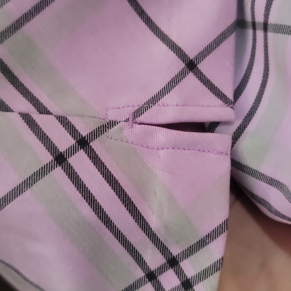 Greg Norman Purple Plaid skort 14 golf resort sporty golf club skirt short - Picture 3 of 8